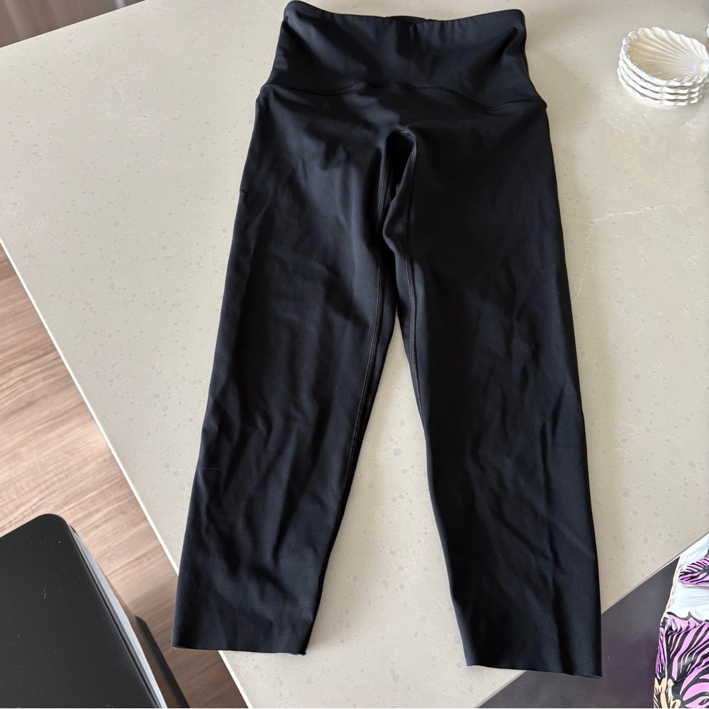 Spanx Black Booty Boost 7/8 Leggings Medium